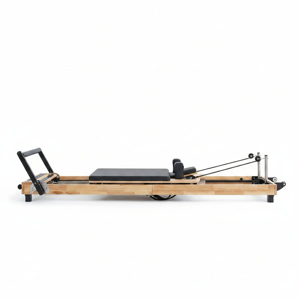 PROMAX Wood Foldable Pilates Reformer Machine for Home Workouts